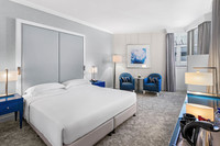 Guest Room with King Bed and Balcony.