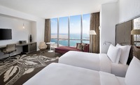 King or Twin Bed, Sea view, Modern Interior.