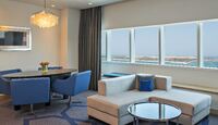 Spacious one-bedroom suite with amenities