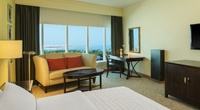 Spacious room with modern amenities
