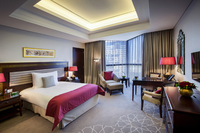 Contemporary Arabian style, spacious rooms.