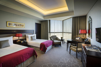 Contemporary Arabian style, spacious rooms.
