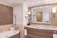 King or twin beds and private balcony.