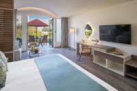 Garden view and private terrace.
