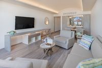 King or twin beds and 2 private balconies.