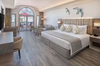 King or twin beds and 2 private balconies.