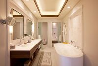 En-suite bathroom and private terrace.