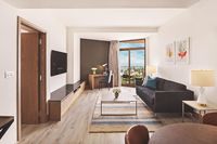 En-suite bathrooms and private balconies.