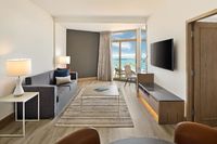 En-suite bathrooms and private balconies.
