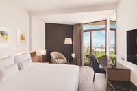 En-suite bathrooms and private balconies.