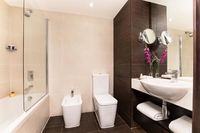 King or twin beds and private balcony.