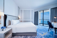 2 private balconies with side sea view.