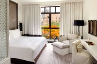 Deluxe room with king bed.