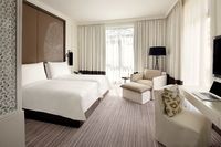 Deluxe room with king bed.