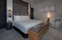 Spacious city-view premier suite.
