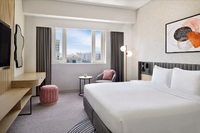 King Bed with Amenities.