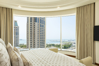 Luxurious suite with spacious living