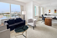 Spacious suite with panoramic views.