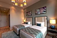 Spacious family suite with balconies
