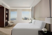 Luxurious suite with Burj views.