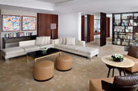 Luxurious suite with Burj views.