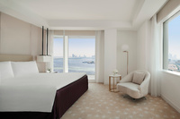 Opulent suite with Burj views.