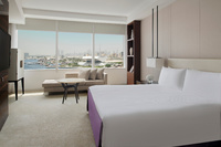 Luxury room with lounge access.