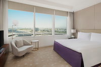 Luxurious suite with steam room.