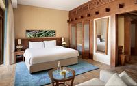 Elegant room with spacious balcony.