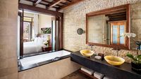Elegant room with spacious balcony.