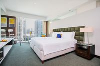 Comfort, sophistication, king beds, luxury.