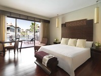 Step into the surrounding lagoon pool.