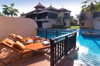 Step into the surrounding lagoon pool.