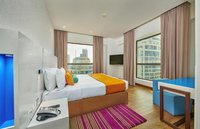 Spacious, vibrant, luxurious, private, urban.