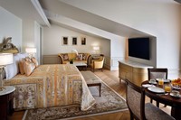 Luxurious suite with expansive terrace.