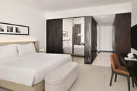 Modern apartment with laundry facilities