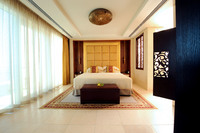 Suite with master bedroom and living room.