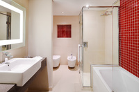 Functional executive room, minimalist design.