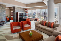 Sharp interiors, calming aesthetics, expansive.
