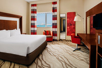 Flexible, contemporary, spacious room amenities.