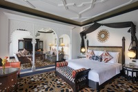 Junior suite with Arabian design motifs.