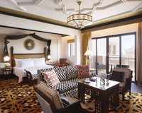 Junior suite with ocean-view balcony.