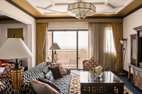 Junior suite with ocean-view balcony.