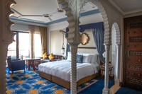Elegant room with Arabian Gulf views.