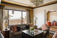 Spacious suite with panoramic terrace.