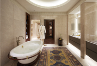 Luxurious three-bedroom suite with terrace.