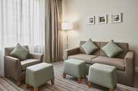 Spacious suite with convenient amenities.