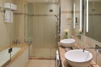 Spacious suite, city view, terrace.