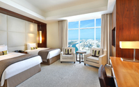 City or creek view rooms, spacious, luxurious.