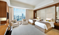 City or creek view, spacious, luxurious.